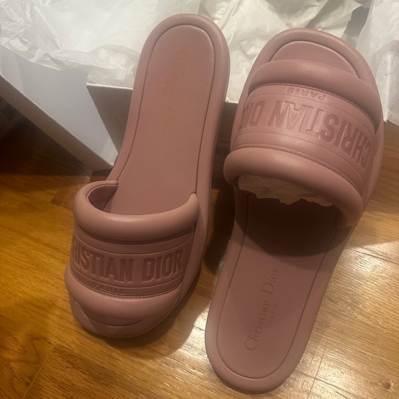 Christian Dior Pink Slides - AUTHENTIC - Picture 6 of 7